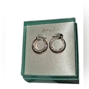 ✨ Gallery Gold Rose Gold Swarovski Crystal Hoop Earrings ✨